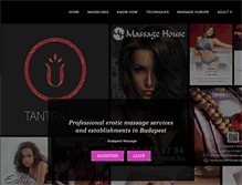 Tablet Screenshot of budapestmassage.com
